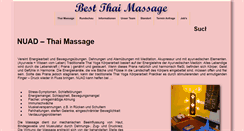 Desktop Screenshot of best-thai-massage.ch